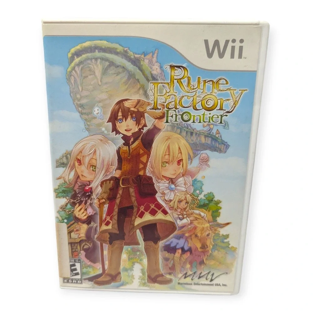 Rune Factory Frontier Nintendo Wii XSEED Games RPG Simulation E10+ 2009 NTSC-U